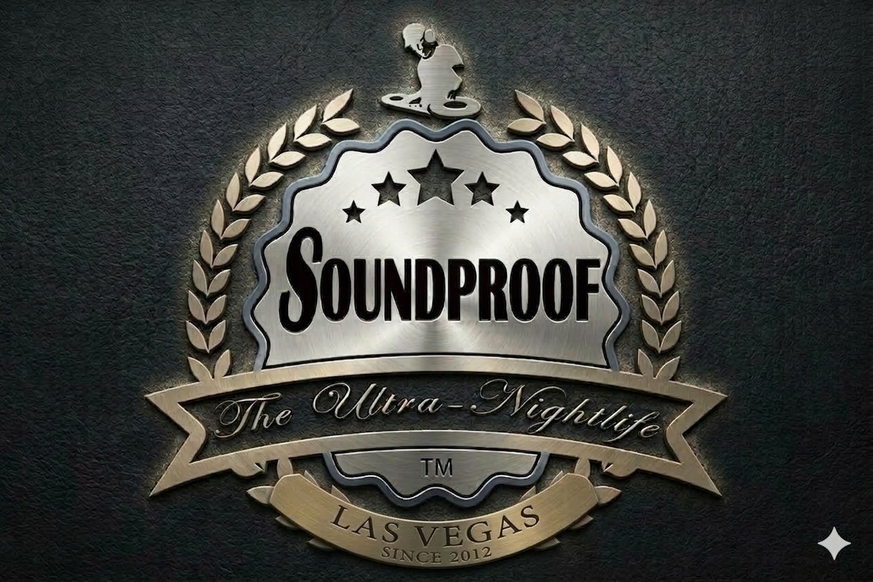 Soundproof crest: The Ultra-Nightlife, Las Vegas.
